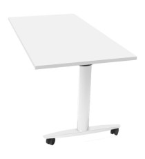 Tavolo multifunzione Taxi - con ruote - 120 x 80 x 73,7 cm - bianco