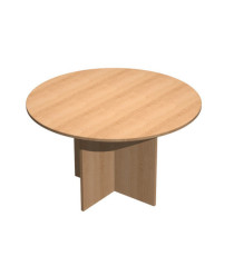 Tavolo riunione Easy - 4 posti - diametro 120 cm - altezza 72 cm - faggio Tavolo riunione Easy - 4 posti - diametro 120 cm - altezza 72 cm - faggio