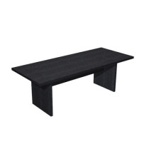 Tavolo riunioni Prestige - 220 x 100 x 74 cm - nero venato