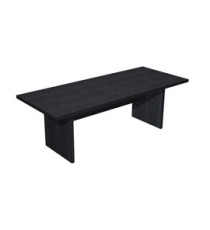 Tavolo riunioni Prestige - 220 x 100 x 74 cm - nero venato