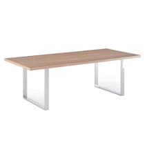 Tavolo riunioni Prestige metal - 220 x 100 x 74 cm - ciliegio arabis