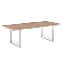 Tavolo riunioni Prestige metal - 220 x 100 x 74 cm - ciliegio arabis