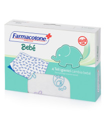 Teli cambia bebé - 46 x 68 cm - Farmacotone - busta da 4 pezzi Teli cambia bebé - 46 x 68 cm - Farmacotone - busta da 4 pezzi