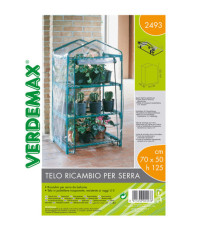 Telo di ricambio - per serra Azalea a 3 ripiani - trasparente - Verdemax