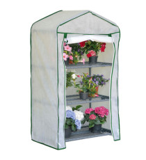 Telo ricambio - per serra Azalea a 3 ripiani - TNT - bianco - Verdemax