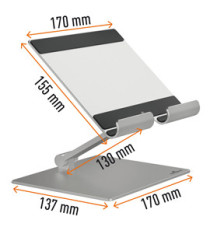 Supporto per tablet Rise -  fino a 13'' - Durable