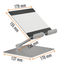 Supporto per tablet Rise -  fino a 13'' - Durable