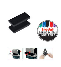 Tampone 6/4931 - nero - Trodat - blister 2 pezzi Tampone 6/4931 - nero - Trodat - blister 2 pezzi