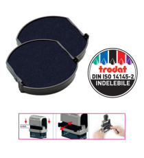 Tampone di ricambio 6/4638 - nero - Trodat - conf. 2 pezzi Tampone di ricambio 6/4638 - nero - Trodat - conf. 2 pezzi