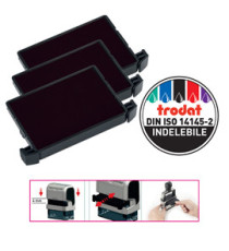 Tampone di ricambio 6/4750 - nero - Trodat - conf. 3 pezzi Tampone di ricambio 6/4750 - nero - Trodat - conf. 3 pezzi