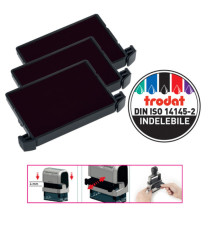 Tampone di ricambio 6/4750 - nero - Trodat - conf. 3 pezzi