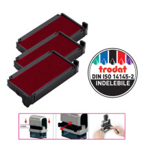 Tampone di ricambio 6/4910 - rosso - Trodat - conf. 3 pezzi Tampone di ricambio 6/4910 - rosso - Trodat - conf. 3 pezzi