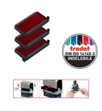 Tampone di ricambio 6/4912 - rosso - Trodat - conf. 3 pezzi Tampone di ricambio 6/4912 - rosso - Trodat - conf. 3 pezzi