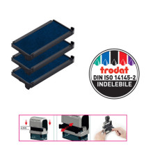 Tampone di ricambio 6/4915 - blu - Trodat - conf. 3 pezzi
