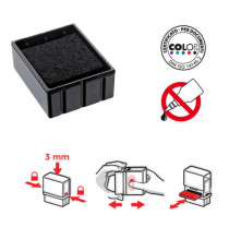 Tampone di ricambio E/Q30 - nero - Colop