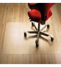 Tappeto salvapavimenti - rettangolare - 120 x 150 cm - plastica riciclata - trasparente - Paperflow