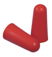 Tappi auricolari monouso - diametro 12 mm - SNR 37 dB - rosso - Deltaplus - dispenser da 200 paia Tappi auricolari monouso - diametro 12 mm - SNR 37 dB - rosso - Deltaplus - dispenser da 200 paia