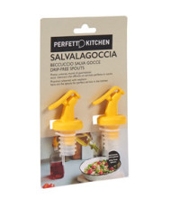 Tappi olio/aceto salvagoccia - Perfetto - set 2 pezzi Tappi olio/aceto salvagoccia - Perfetto - set 2 pezzi