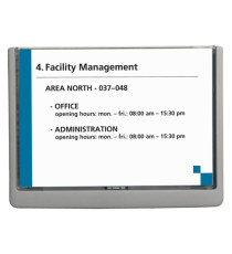Targa per porte/pareti Click Sign - 21 x 14,9 cm (A5) - Durable Targa per porte/pareti Click Sign - 21 x 14,9 cm (A5) - Durable