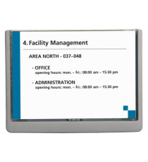 Targa per porte/pareti Click Sign - 21 x 14,9 cm (A5) - Durable Targa per porte/pareti Click Sign - 21 x 14,9 cm (A5) - Durable