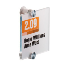 Targa per porte/pareti Crystal Sign - 10,5 x 10,5 cm - Durable Targa per porte/pareti Crystal Sign - 10,5 x 10,5 cm - Durable