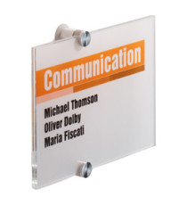 Targa per porte/pareti Crystal Sign - 21 x 14,8 cm - Durable Targa per porte/pareti Crystal Sign - 21 x 14,8 cm - Durable