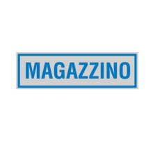 Targhetta adesiva - MAGAZZINO - 16,5 x 5 cm - Cartelli Segnalatori Targhetta adesiva - MAGAZZINO - 16,5 x 5 cm - Cartelli Segnalatori