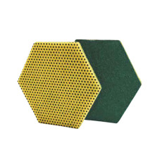 Spugne in fibra 96Hex - doppia funzione - Scotch-Brite - conf. 15 pezzi Spugne in fibra 96Hex - doppia funzione - Scotch-Brite - conf. 15 pezzi