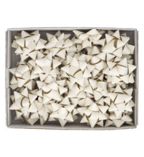 Stelle di nastro carta erba - 20 mm x diam. 9 cm - avorio - Brizzolari - conf. 36 pezzi Stelle di nastro carta erba - 20 mm x diam. 9 cm - avorio - Brizzolari - conf. 36 pezzi