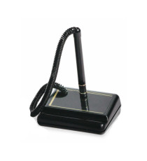 Stiloforo con base in plastica - nero - con spirale - Lebez Stiloforo con base in plastica - nero - con spirale - Lebez