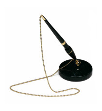 Stiloforo con base marmo - nero - Lebez Stiloforo con base marmo - nero - Lebez