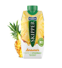 Succo Skipper - gusto ananas - Zuegg - brick 330 ml