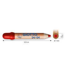 Supermatitoni - diametro mina 7 mm - lavabili - colori assortiti - con temperino - Giotto - astuccio 6 pezzi Supermatitoni - diametro mina 7 mm - lavabili - colori assortiti - con temperino - Giotto - astuccio 6 pezzi