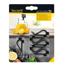 Supporti clip per targhette - Securit - set 6 pezzi Supporti clip per targhette - Securit - set 6 pezzi