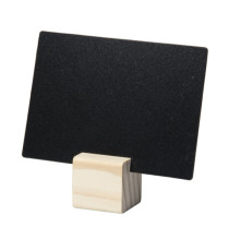Supporti wood per targhette - 6 targhette incluse - Securit - set 12 pezzi Supporti wood per targhette - 6 targhette incluse - Securit - set 12 pezzi