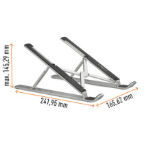 Supporto alza notebook Fold -  fino a 15' - Durable