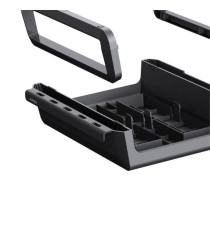 Supporto monitor Breyta - pieghevole - 8,2 x 35,4 x 30,4 cm - nero - Fellowes