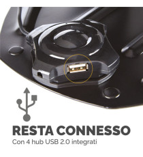 Supporto notebook Professional Series - hub USB - leggio - Fellowes
