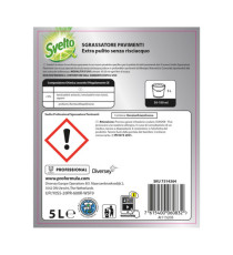 Sgrassatore per pavimenti - limone - Svelto - tanica da 5 L Sgrassatore per pavimenti - limone - Svelto - tanica da 5 L