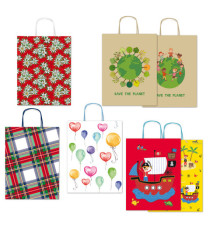 Shoppers - con manici - 26x34,5 cm - fantasie assortite - Rex Sadoch Shoppers - con manici - 26x34,5 cm - fantasie assortite - Rex Sadoch
