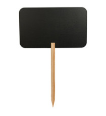 Silhouette Board Sticks - forma rettangolo - 73,5 x 45 cm - nero - Securit Silhouette Board Sticks - forma rettangolo - 73,5 x 45 cm - nero - Securit