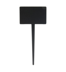 Silhouette Tags - forma rettangolo - 8 x18 cm - nero - Securit - set 5 pezzi Silhouette Tags - forma rettangolo - 8 x18 cm - nero - Securit - set 5 pezzi