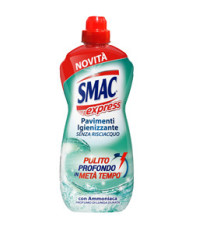 Smac Express pavimenti - igienizzante con ammoniaca - 1 L - Smac