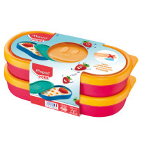 Snack box Picnik Concept - rosa corallo - Maped - set 2 pezzi Snack box Picnik Concept - rosa corallo - Maped - set 2 pezzi