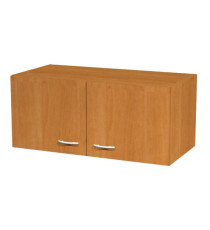 Sopralzo per armadi modulari - a 2 ante - 90 x 45,8 x 40 cm - noce chiaro