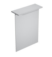 Sopralzo reception per scrivanie Easy - 80 x 30 x 115 cm - grigio