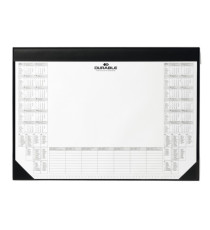 Sottomano - con blocco appunti da 25 fogli - 59 x 42 cm - nero - Durable