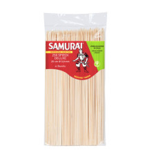 Spiedi delux - in bambù - 25 cm - Samurai Party - conf. 250 pezzi Spiedi delux - in bambù - 25 cm - Samurai Party - conf. 250 pezzi