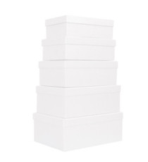 Set scatole regalo - dimensioni assortite - fantasia Pearl - conf. 5 pezzi Set scatole regalo - dimensioni assortite - fantasia Pearl - conf. 5 pezzi