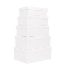 Set scatole regalo - dimensioni assortite - fantasia Pearl - conf. 5 pezzi Set scatole regalo - dimensioni assortite - fantasia Pearl - conf. 5 pezzi